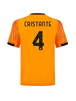 Billige AS Roma Bryan Cristante #4 Bortedrakt 2025-26 Kortermet